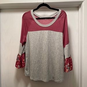 Maurices Color Blocking Long Sleeve